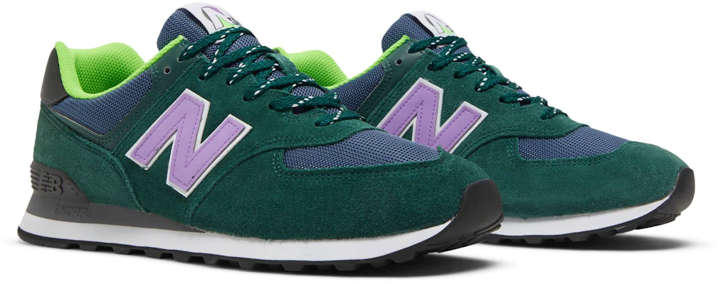 New balance cheap 574 green purple