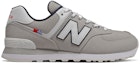 Order New Balance NB 574 低帮 跑步鞋 男款 白灰色 D寬
