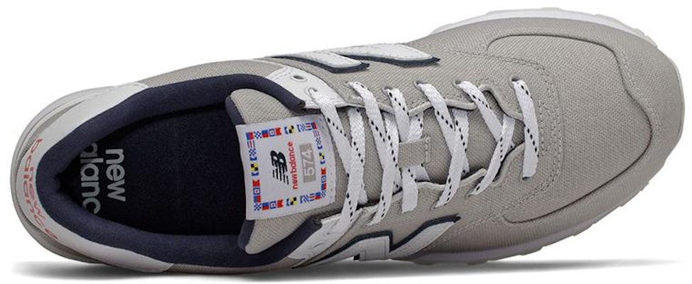 New Balance NB 574 低帮 跑步鞋 男款 白灰色 D寬 Lookbook New Balance NB 574 低帮 跑步鞋 男款 白灰色 D寬