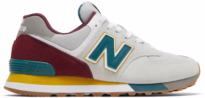 New Balance 574 'Grey Burgundy Teal Yellow' ML574PR2 New Balance 574 'Grey Burgundy Teal Yellow' ML574PR2