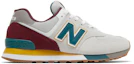 Buy New Balance 574 'Gris Burdeos Turquesa Amarillo' ML574PR2