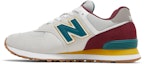 Lookbook New Balance 574「灰色 酒紅色 青綠色 黃色」ML574PR2
