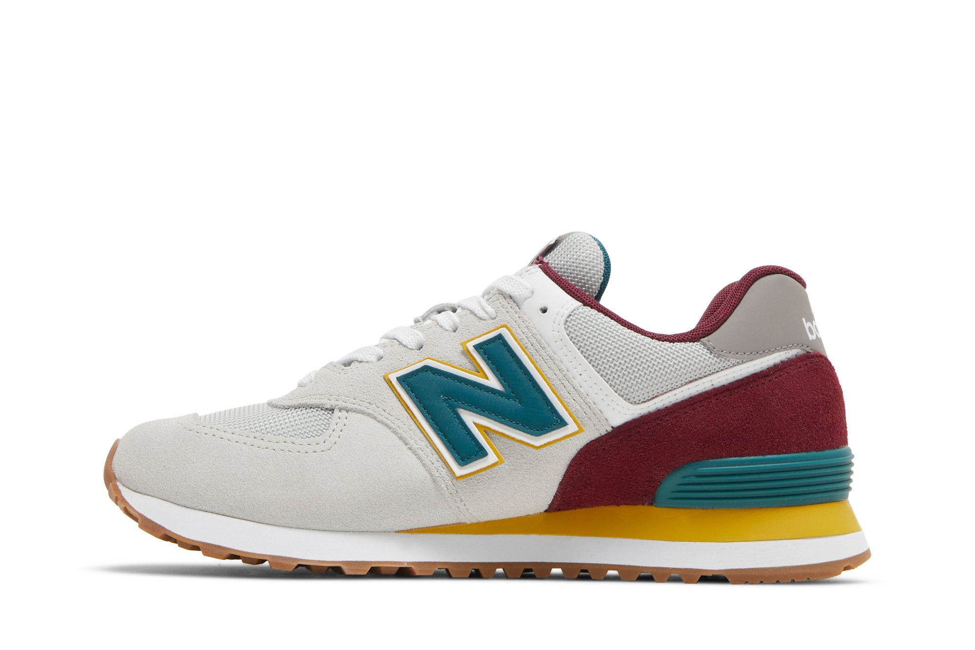 Lookbook New Balance 574 'Gris Burdeos Turquesa Amarillo' ML574PR2
