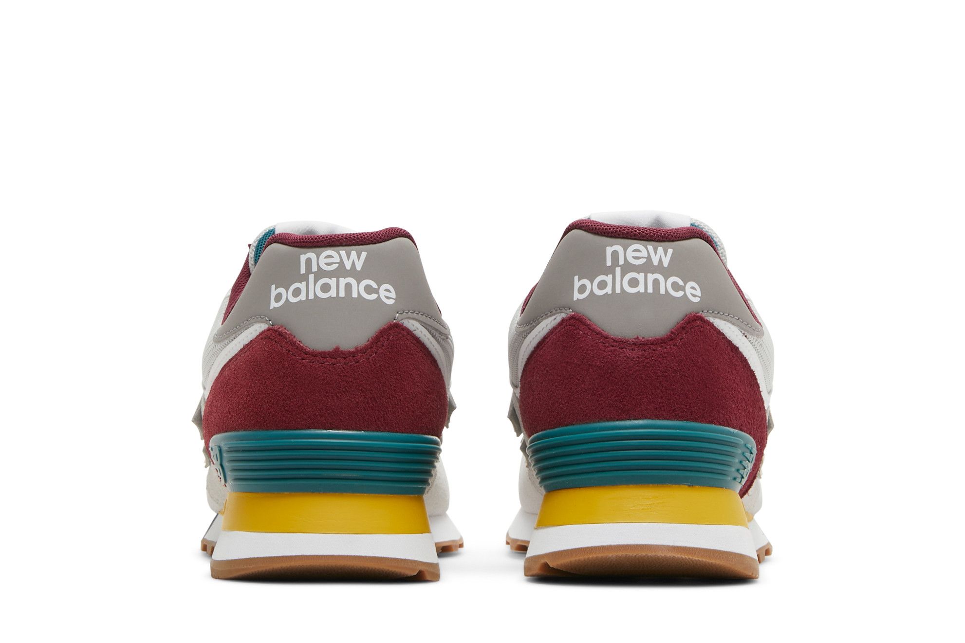 Details for New Balance 574 'Gris Burdeos Turquesa Amarillo' ML574PR2