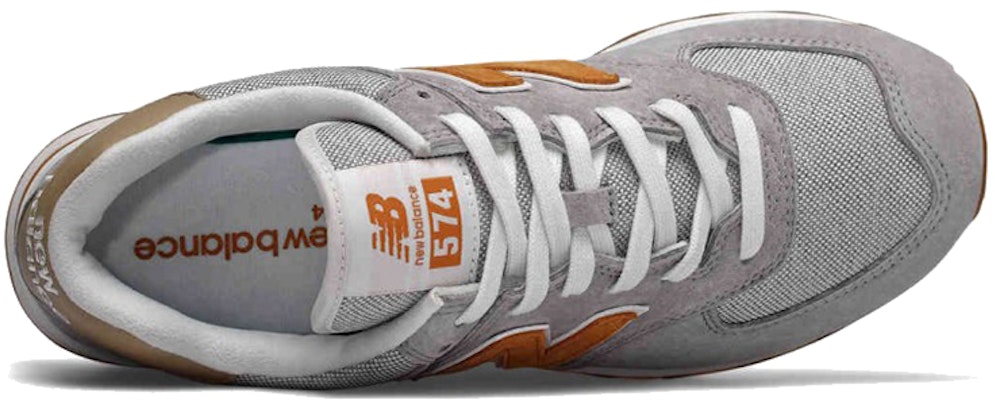 New Balance 574 v2 'Gris Naranja Blanco' ML574MDG Lookbook New Balance 574 v2 'Gris Naranja Blanco' ML574MDG