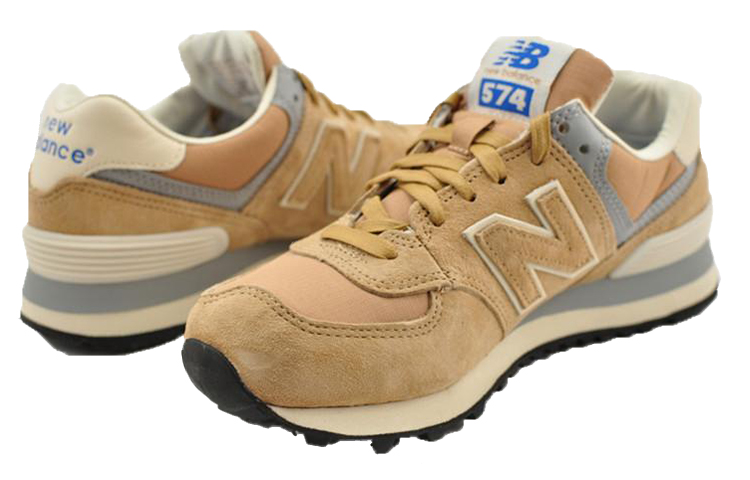 Lookbook New Balance 574 'Coklat Muda Putih Hitam' ML574SRC