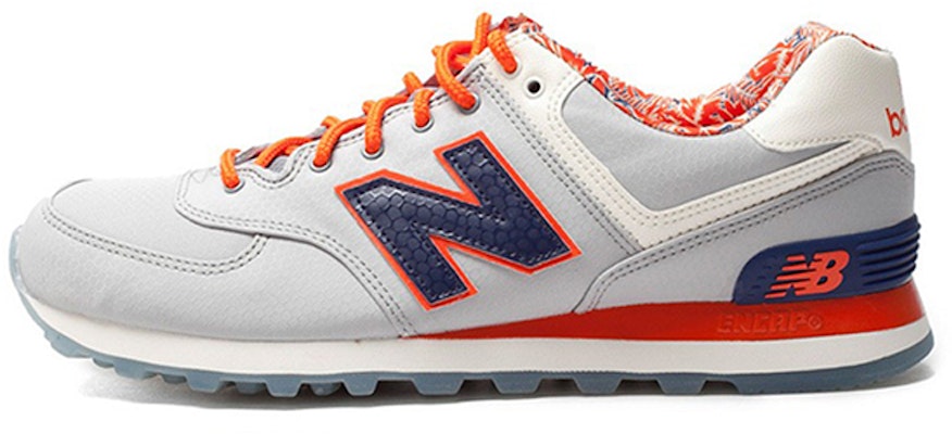 New Balance 574系列 “夏威夷派對” 低筒跑步鞋 白橙 Buy New Balance 574系列 “夏威夷派對” 低筒跑步鞋 白橙