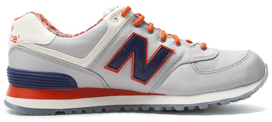 New Balance 574系列 “夏威夷派對” 低筒跑步鞋 白橙 Order New Balance 574系列 “夏威夷派對” 低筒跑步鞋 白橙