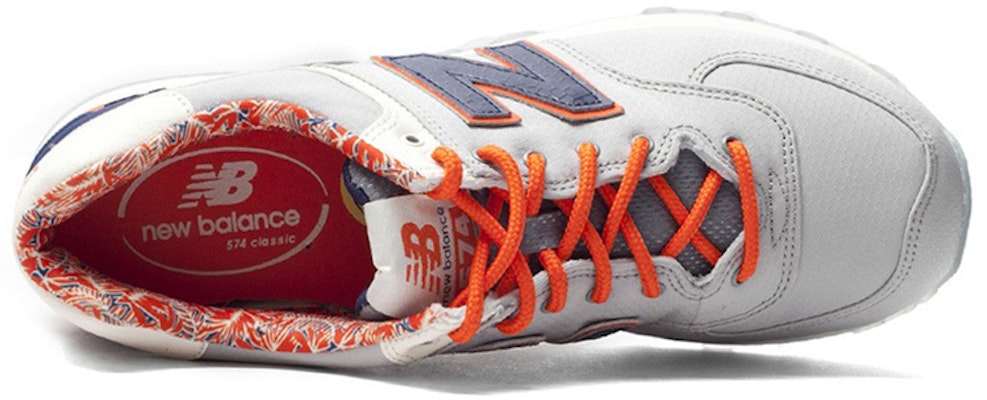 New Balance 574系列 “夏威夷派對” 低筒跑步鞋 白橙 Lookbook New Balance 574系列 “夏威夷派對” 低筒跑步鞋 白橙