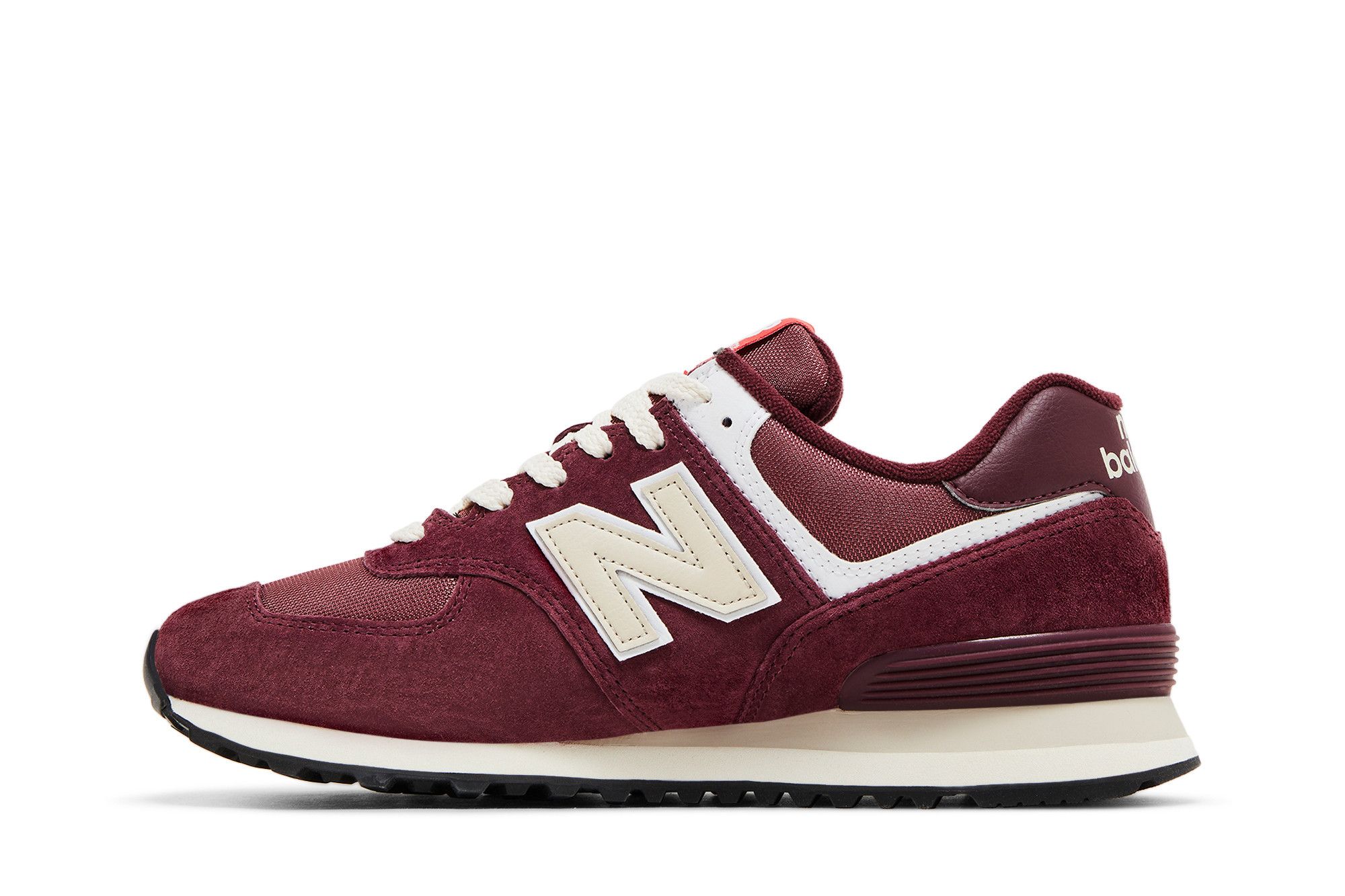 Shop New Balance 574 '栗色灰' U574HMG