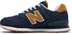 New Balance 574 'Natural Indigo Workwear' Lelaki/Kasut Kasual Indah. ML574BC2