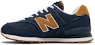 Lookbook New Balance 574 'Natural Indigo Workwear' Lelaki/Kasut Kasual Indah. ML574BC2