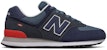 New Balance 574 'Navy Black' Lelaki Wanita Kasut ML574EAE