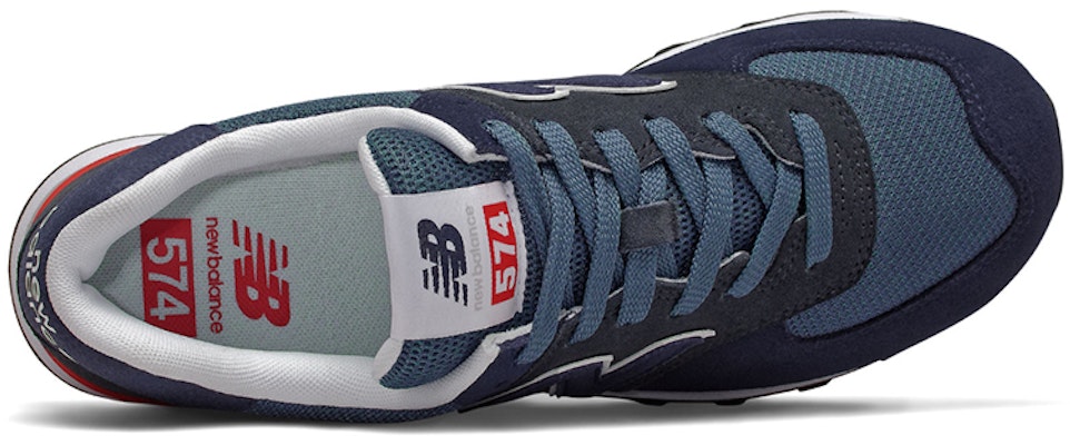 New Balance 574 'Navy Black' ML574EAE Lookbook New Balance 574 'Navy Black' ML574EAE