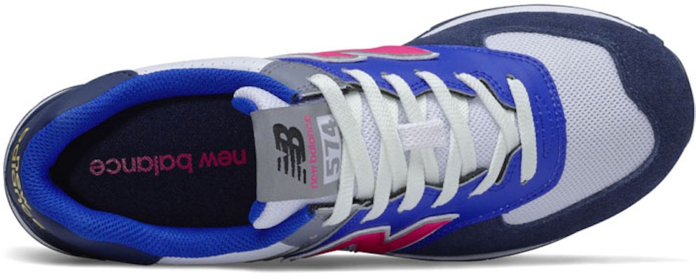 New Balance 574 'Navy Exuberant Pink' Wanita ML574MC2 Lookbook New Balance 574 'Navy Exuberant Pink' Wanita ML574MC2