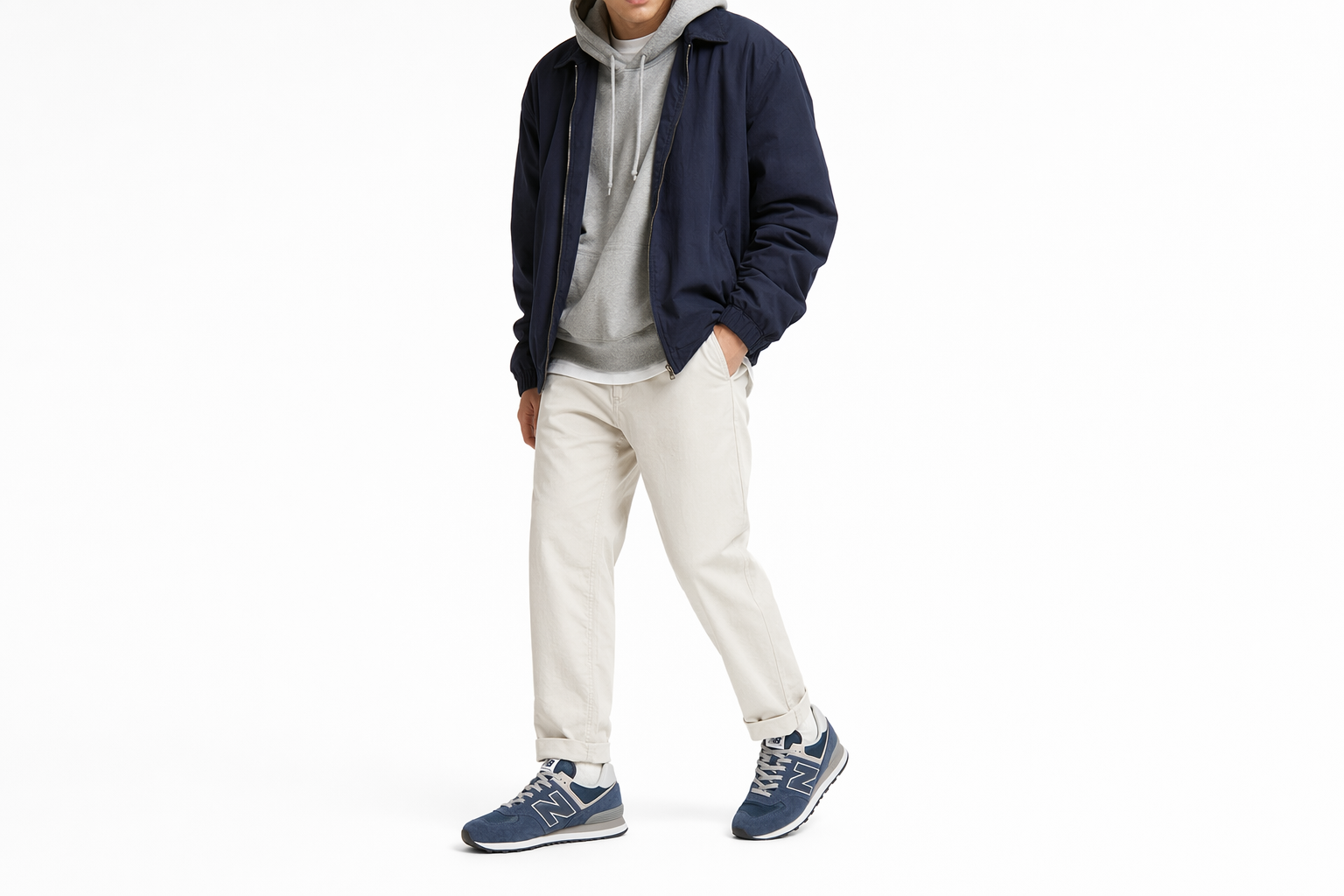 Order New Balance 574 'Navy White (2022)' ML574EVN