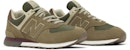 New Balance 574 'Olive Bone' Hijau Zaitun Tulang U574UBB