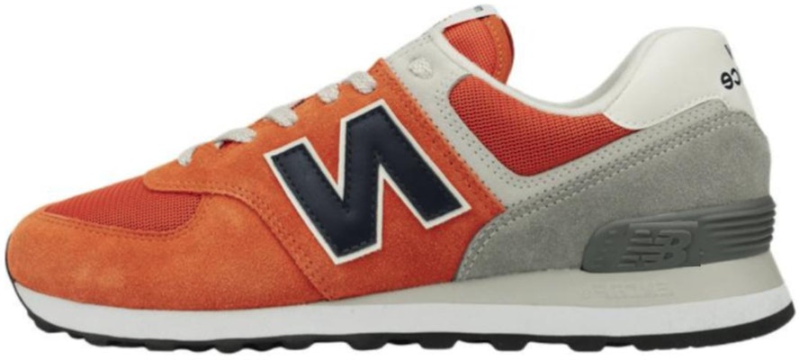 New Balance 574 'Oranye Abu-Abu Biru Tua' ML574LI2 Buy New Balance 574 'Oranye Abu-Abu Biru Tua' ML574LI2
