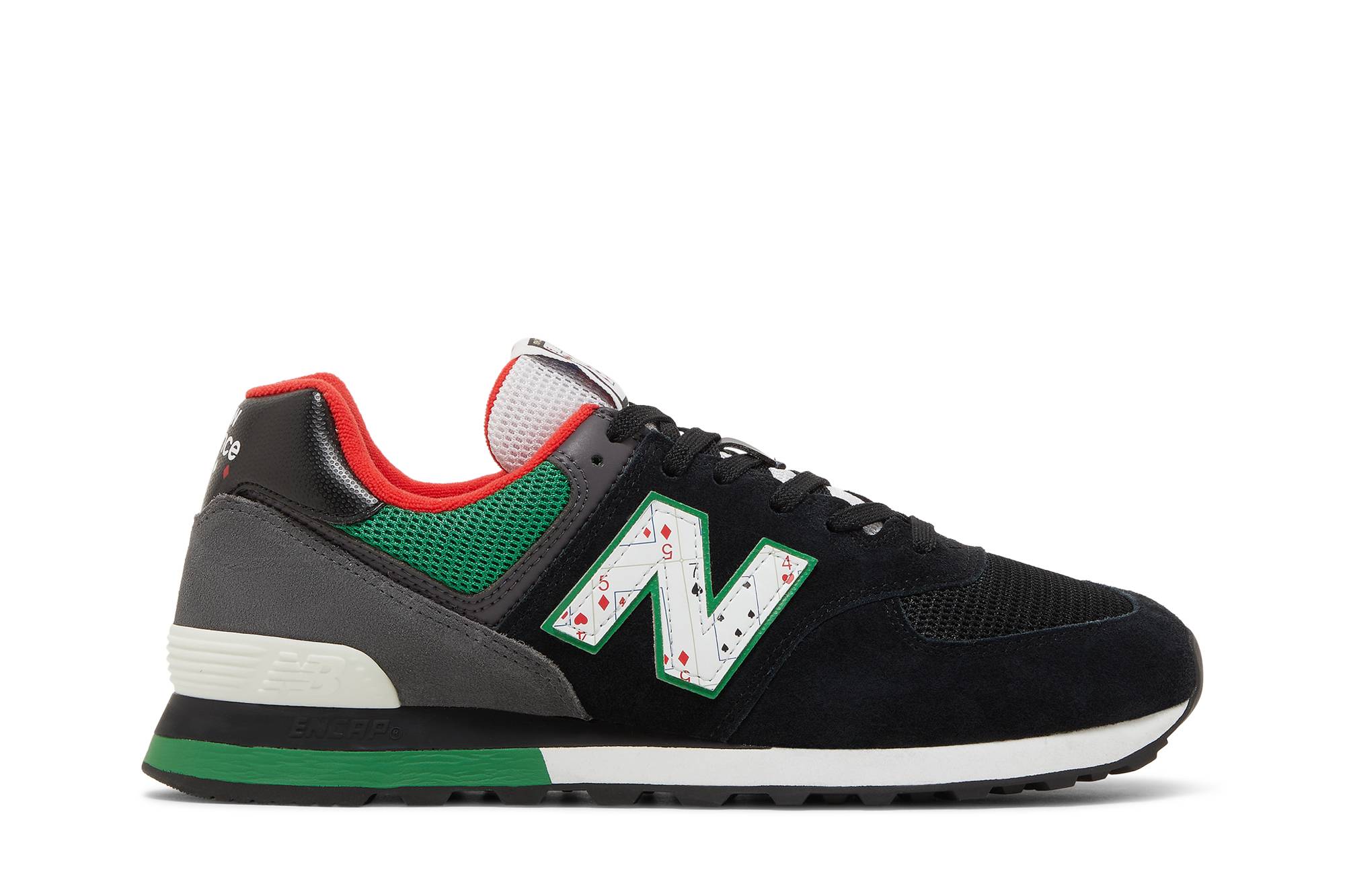Buy ニューバランス 574 'トランプ - ブラック バーシティ グリーン' ML574WH2 ML574WH2