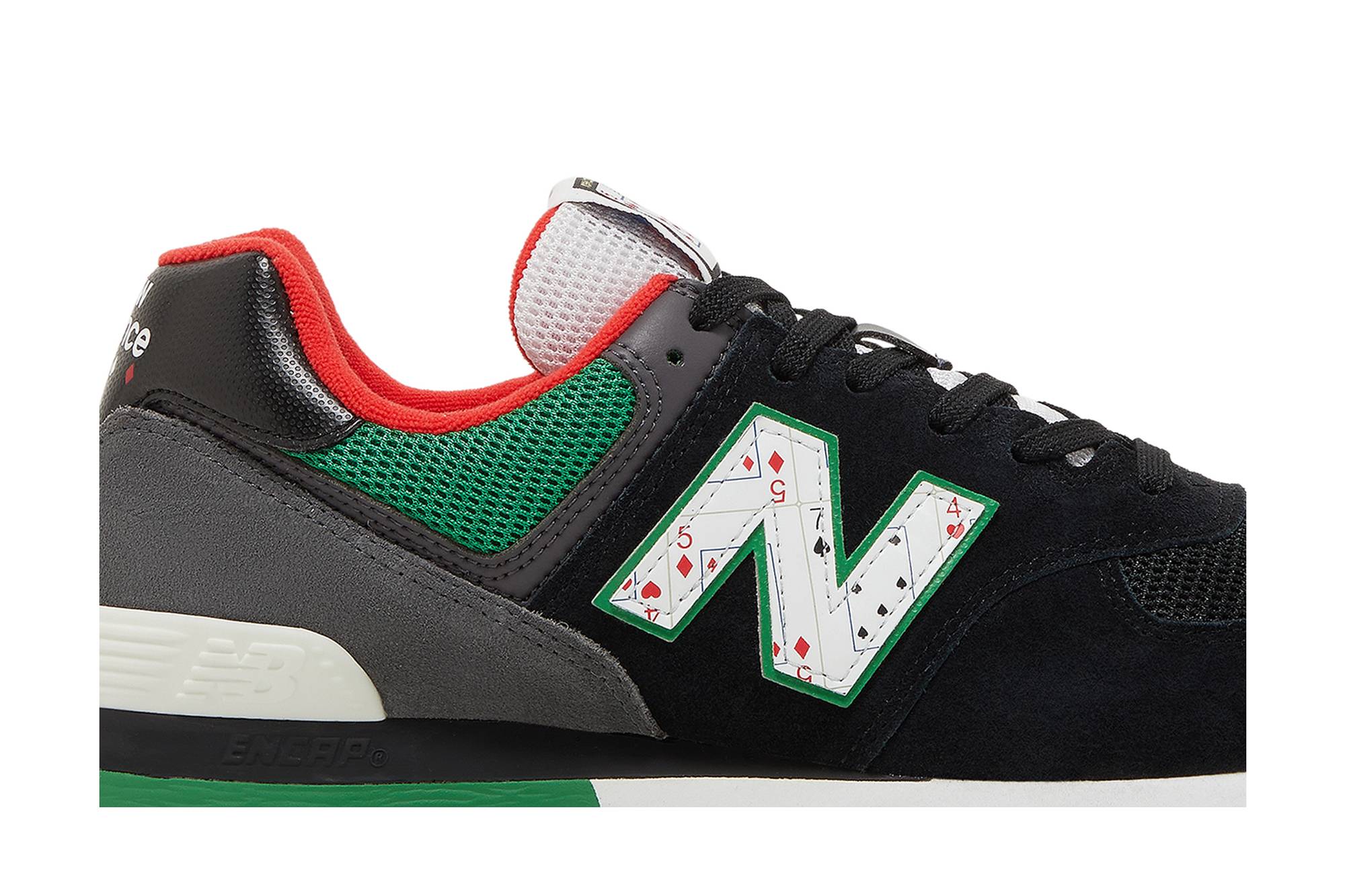 Order ニューバランス 574 'トランプ - ブラック バーシティ グリーン' ML574WH2 ML574WH2