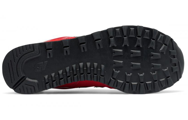 Shop New Balance NB 574 經典 低筒跑步鞋 男款 紅灰色