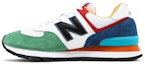 Lookbook New Balance 574 'Rugged - Putih Varsiti Hijau' ML574DRM