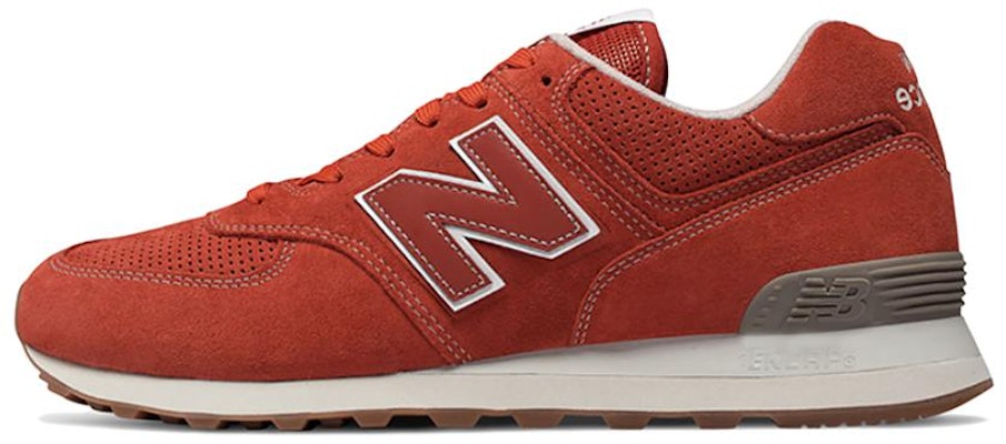New Balance 574系列 透氣減震耐磨 低幫跑步鞋 橘紅色 Buy New Balance 574系列 透氣減震耐磨 低幫跑步鞋 橘紅色