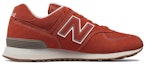 Order New Balance 574系列 透氣減震耐磨 低幫跑步鞋 橘紅色