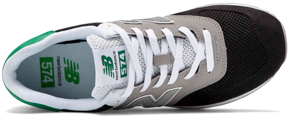 New Balance 574 'Putih Hitam Hijau' ML574MSB Lookbook New Balance 574 'Putih Hitam Hijau' ML574MSB