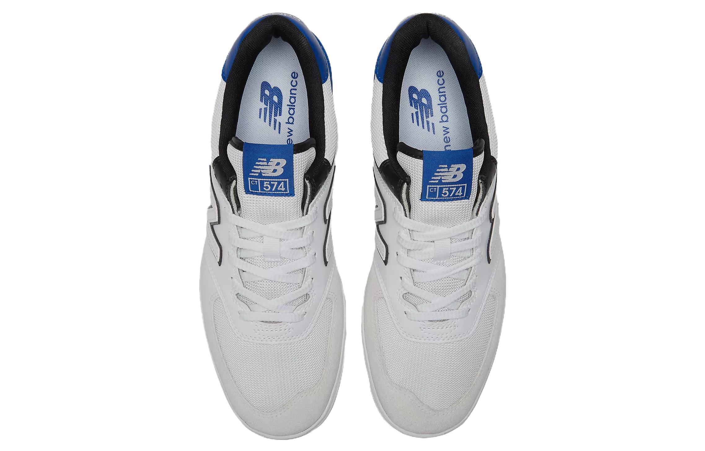 Shop 뉴발란스 574 화이트블루 로우 (New Balance 574 White Blue Low) CT574LFJ