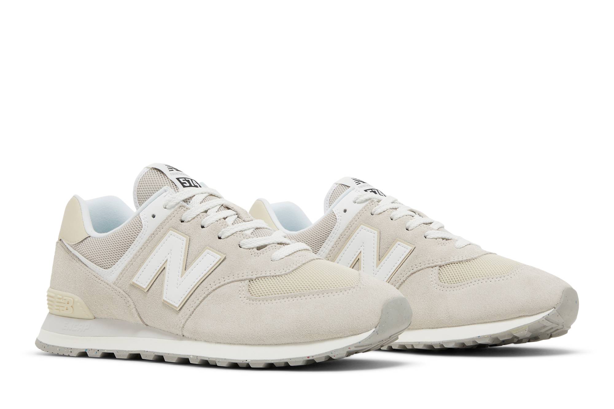 new balance 574 white out