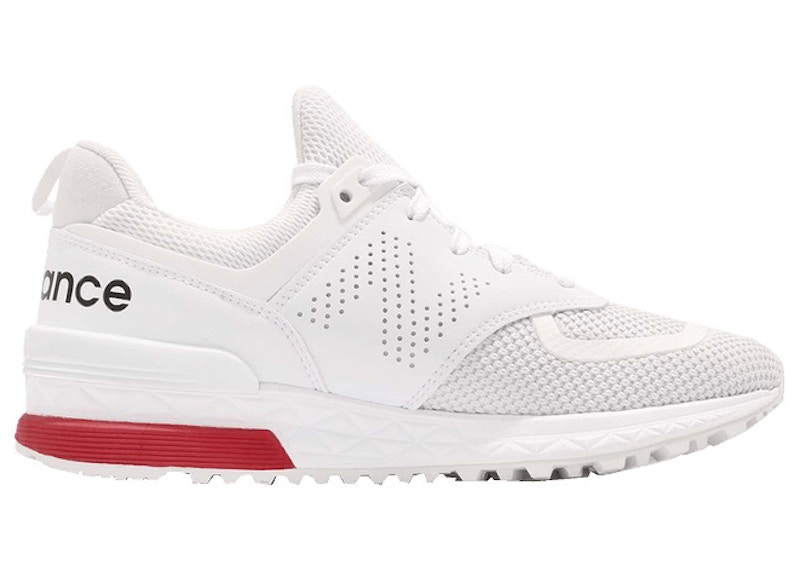 Buy 뉴발란스 574 화이트 레드 (New Balance 574 White Red) MS574PCWD