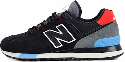 New Balance 574 Black Velocity Red ML574JHO New Balance 574 Black Velocity Red ML574JHO