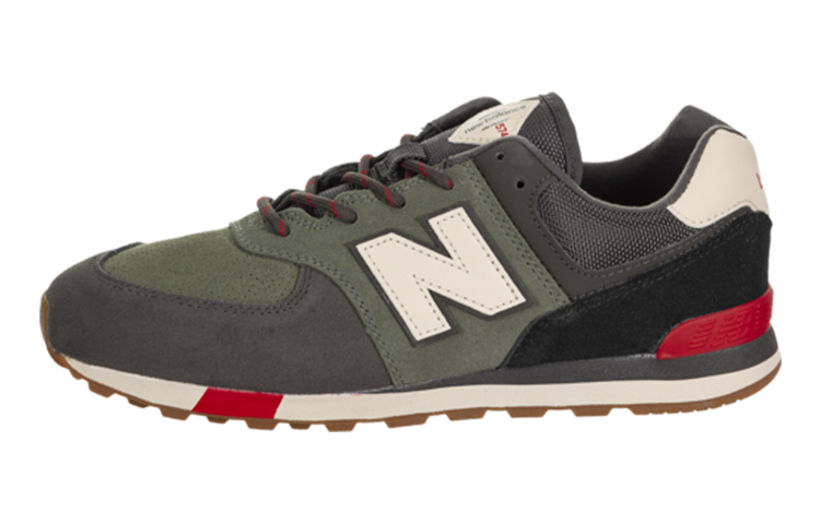 New Balance 574 Camo Green Team Red GC574JHR
