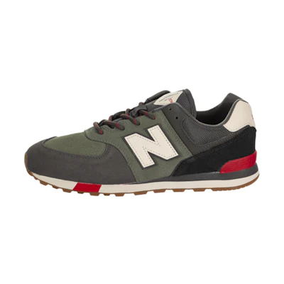 NB 574 Camo Green Team Red