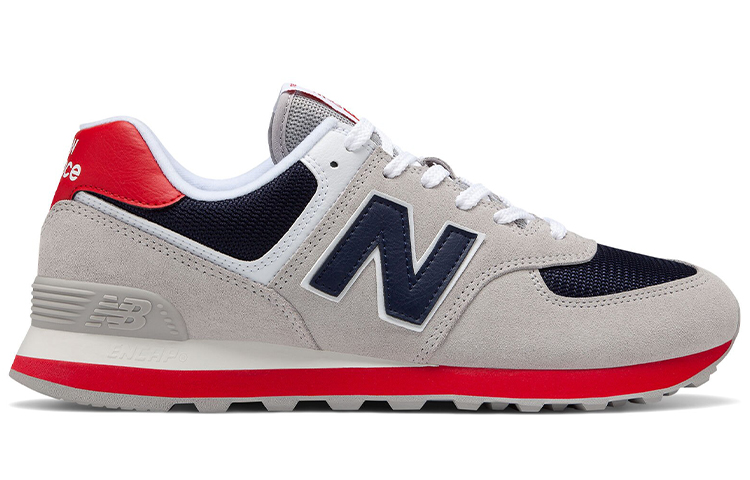 Order New Balance 574 Klassisch ''Grau Navy Rot'' ML574MUB