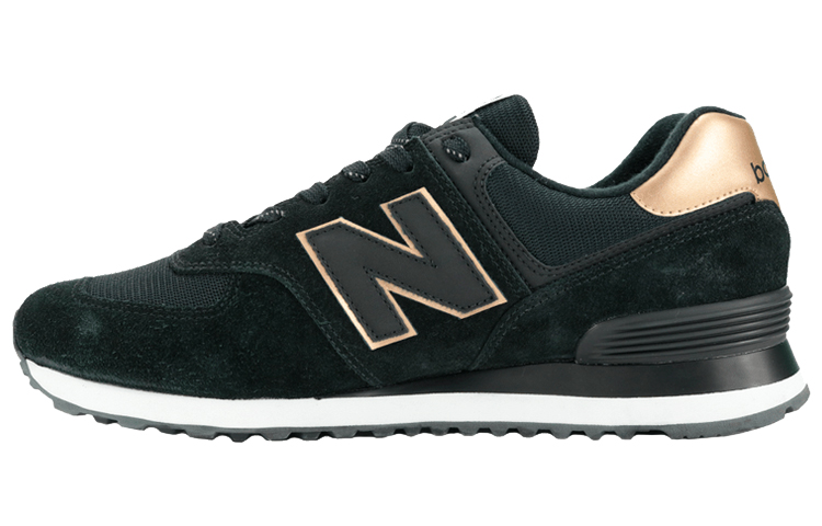 Buy New Balance NB 574 經典系列 耐磨防滑 低筒 跑步鞋 男款 黑金色