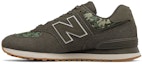 Buy New Balance NB 574 低帮 跑步鞋 男女同款 迷彩棕 D寬