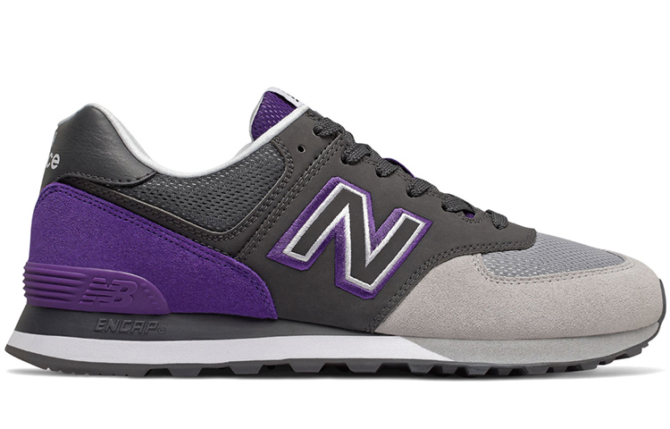 NB 574 D Sneakers Purple/Black 圖 2