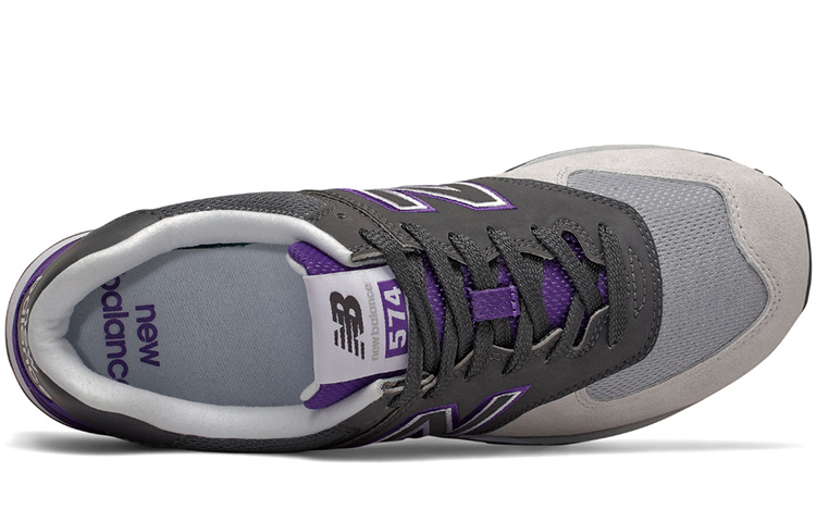 NB 574 D Sneakers Purple/Black 圖 3
