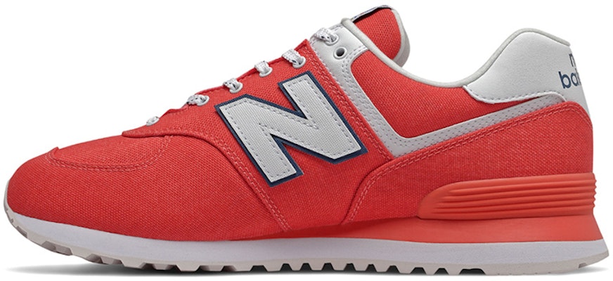 뉴발란스 574 D 레드/화이트 스니커즈 ML574SOL Buy 뉴발란스 574 D 레드/화이트 스니커즈 ML574SOL
