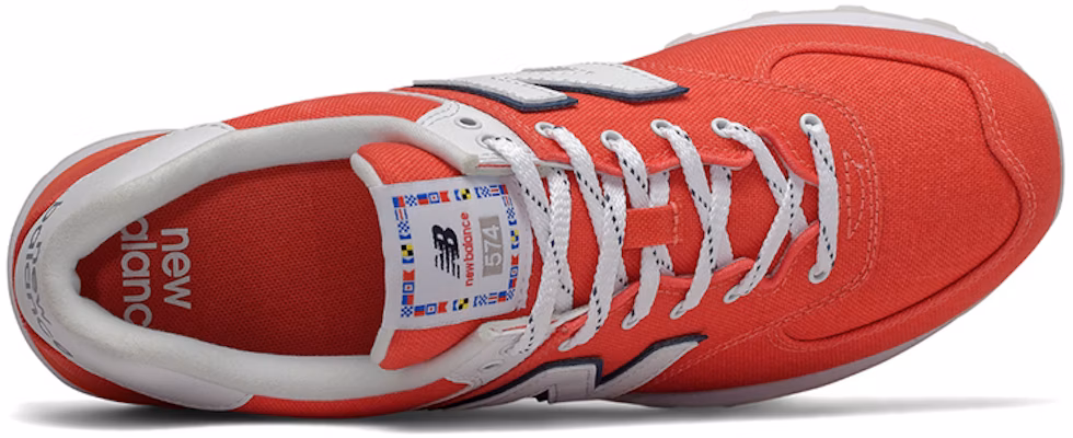 뉴발란스 574 D 레드/화이트 스니커즈 ML574SOL Lookbook 뉴발란스 574 D 레드/화이트 스니커즈 ML574SOL