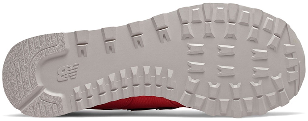 뉴발란스 574 D 레드/화이트 스니커즈 ML574SOL Shop 뉴발란스 574 D 레드/화이트 스니커즈 ML574SOL