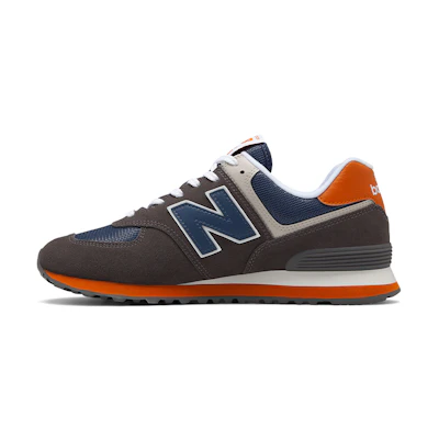 NB 574 Dark Brown 'Grey Orange'