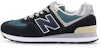 New Balance 574 Navy Gelap Biru Marred ML574ESS