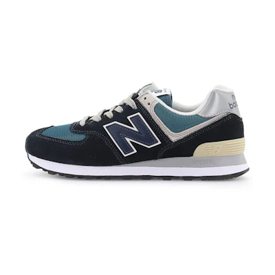 NB 574 Dark Navy Marred Blue