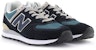 New Balance 574 Navy Gelap Biru Marred ML574ESS