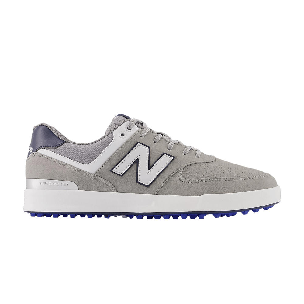 NB 574 Greens 4E Wide 'Grey White'
