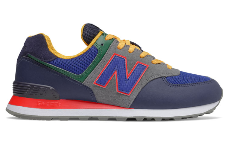 Order New Balance 574 Kelabu/Biru/Merah ML574MD2