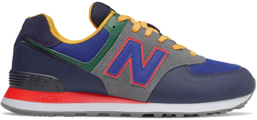 New Balance 574 Kelabu/Biru/Merah ML574MD2 Order New Balance 574 Kelabu/Biru/Merah ML574MD2